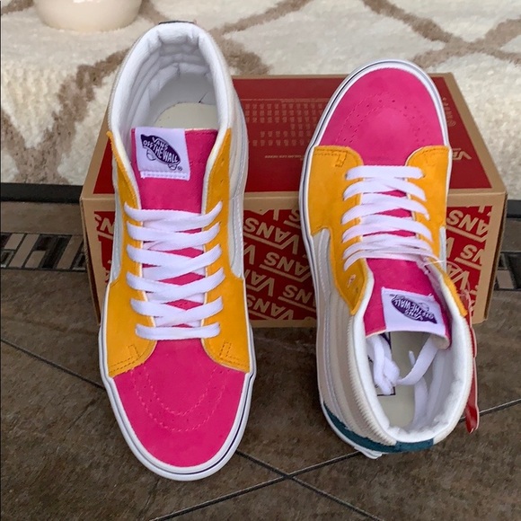 VANS SK8-Hi PLATFORM 2 MINI CORD Multi/Tr Wht WMNS - Picture 11 of 16